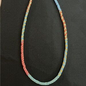 Multi Design Kumihimo Beaded Necklace